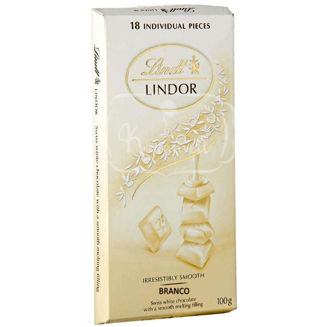 Lindt Lindor Single White - Chocolate Branco - Importado da Suíça