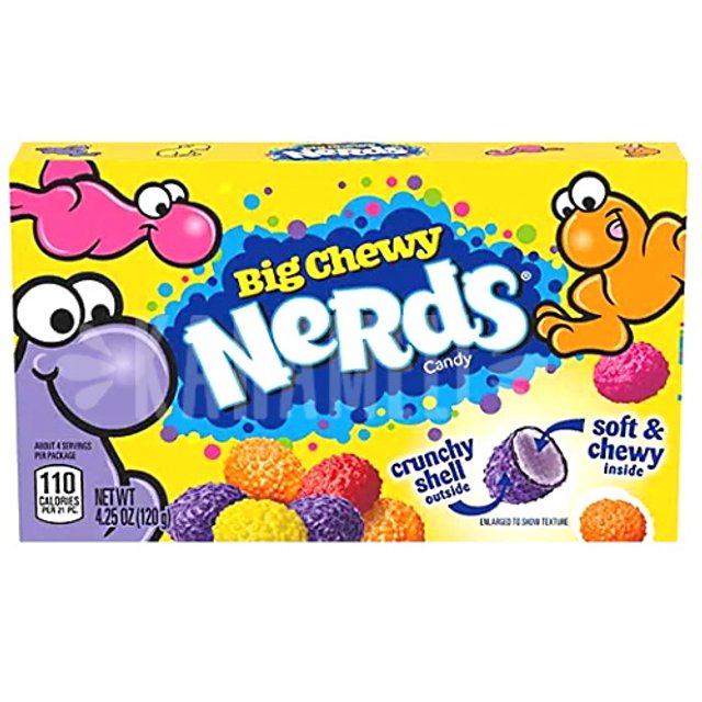 Nerds Big Chewy - Balas Ferrara Candy Company - Importado México