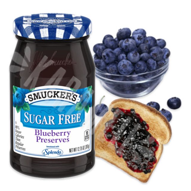 Geleia Blueberry Sugar Free - Smucker's - Importado EUA