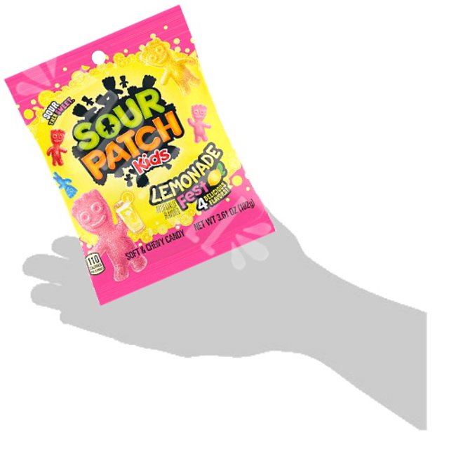 Balas Sour Patch Kids Lemonade Fest - Importado Canadá