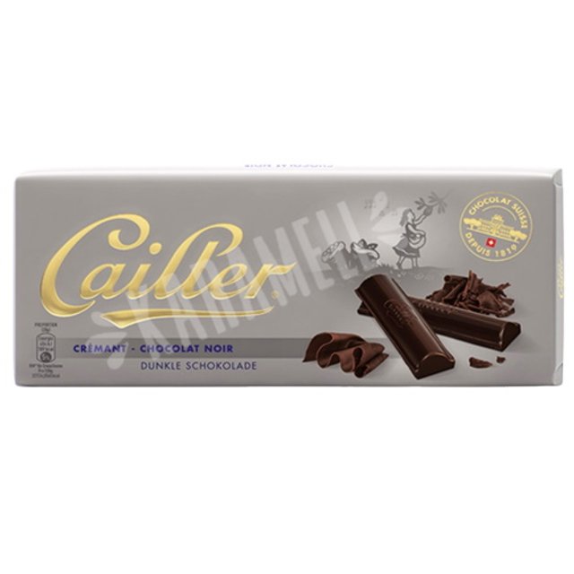 Chocolate Amargo Cailler Crémant 46% Cacau - Importado Suiça