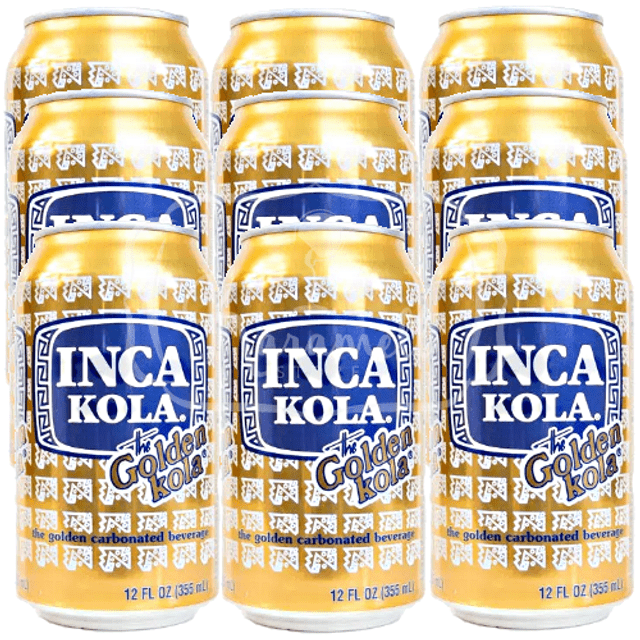 Inca Kola - ATACADO 9 Latas - Refrigerante Importado do Peru