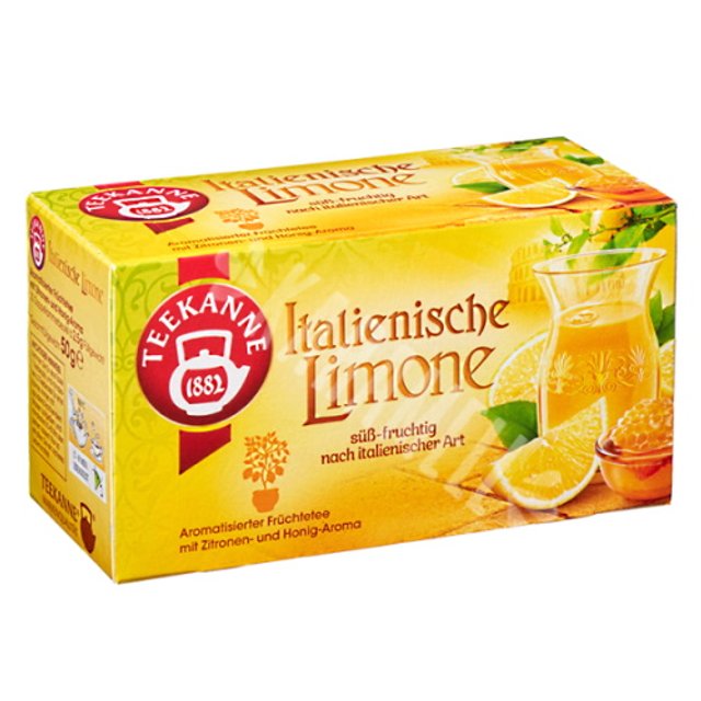 Chá Italienische Limone - Teekanne - Importado Alemanha