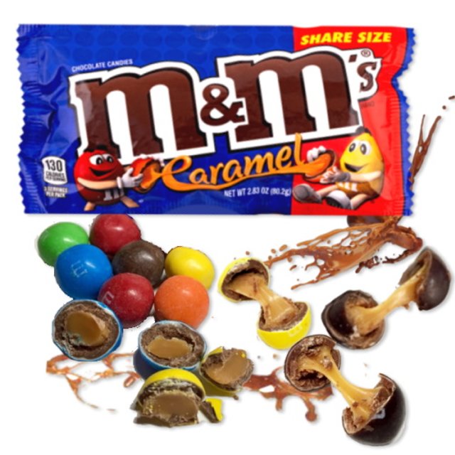 M&ms Caramelo Mms Chocolate 1kg- Novo- Maior Pacote