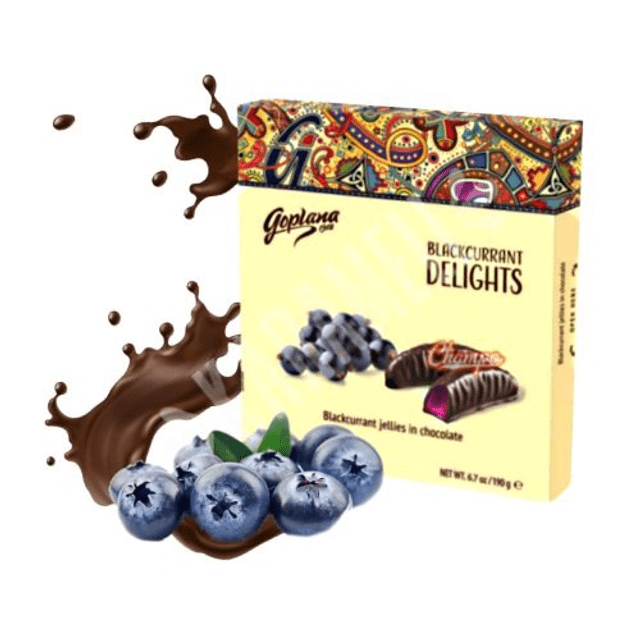 Chocolate Goplana Blackcurrant Delights - Importado da Polônia