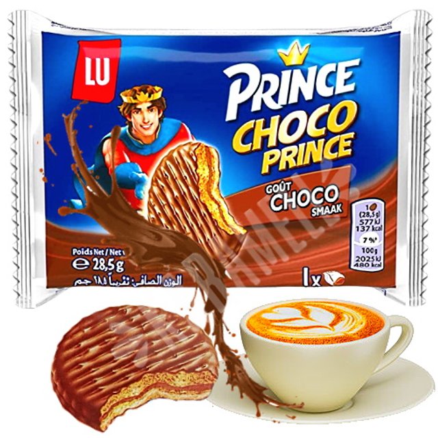 Choco Prince Biscoito Amanteigado Cobertura Chocolate - Polônia