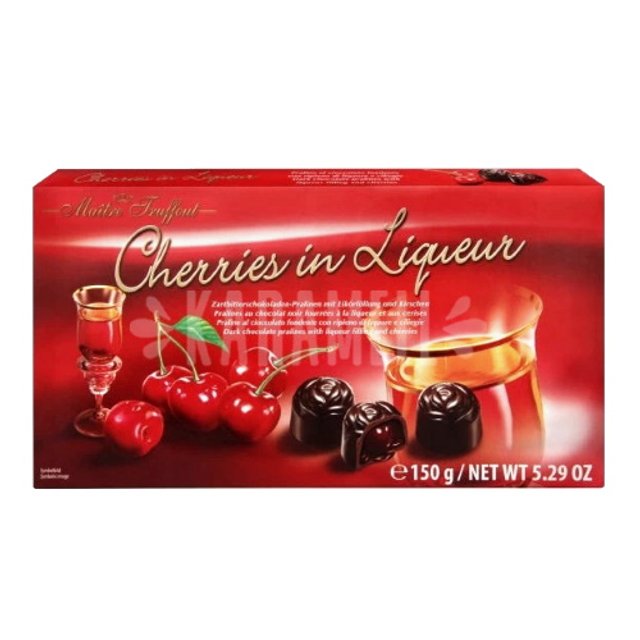 Bombons Chocolate - Cherries in Liqueur - Maitre Truffout - Áustria