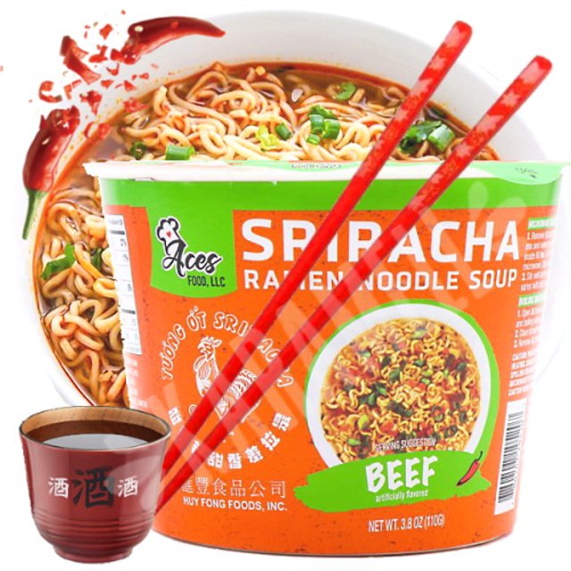 Sriracha Ramen Beef Ottogi - Lamen Picante Carne - Coreia