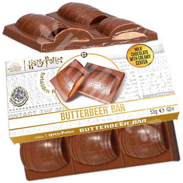 Chocolate Butterbeer Bar Creamy Harry Potter - Jelly Belly - EUA