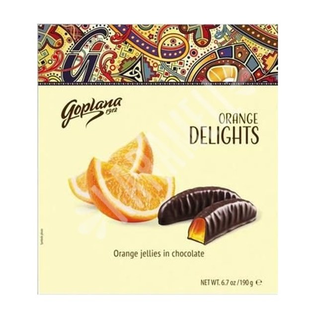 Chocolate Goplana Orange Delights - Importado da Polônia