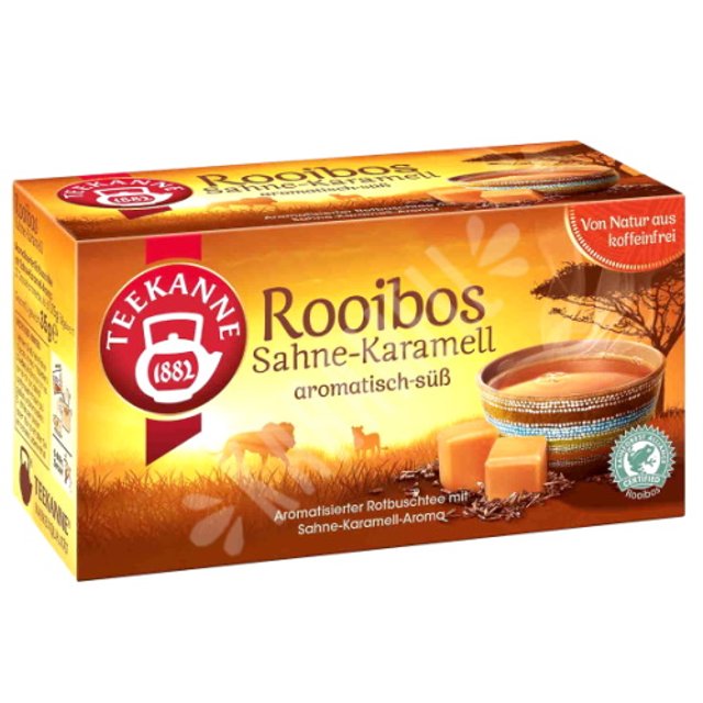 Chá de Rooibos Sahne-Karamell - Teekanne - Importado Alemanha