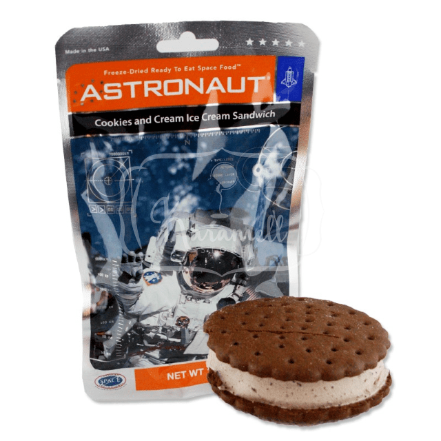 Sorvete de Astronauta - Cookies & Cream Ice Cream Sandwich - Importado