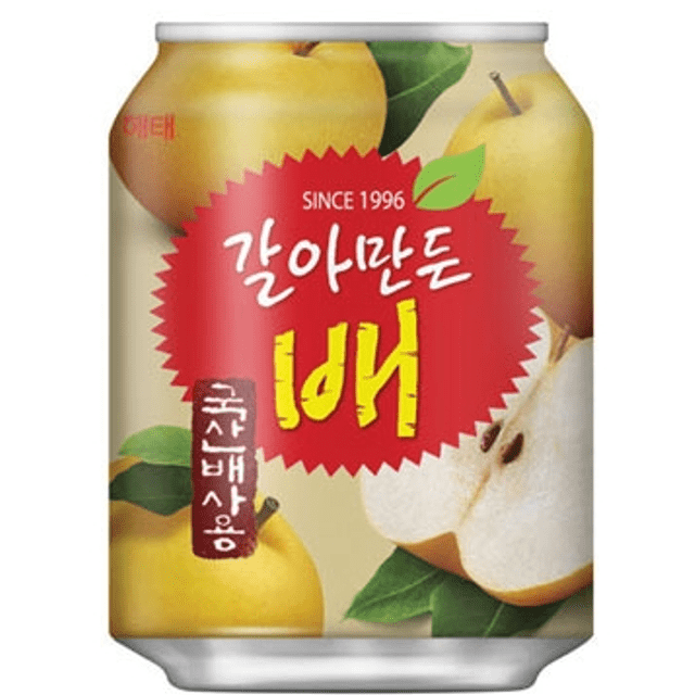 Crushed Pear Juice - Suco de Pera Com Pedacinhos da Fruta - Importado da Coreia