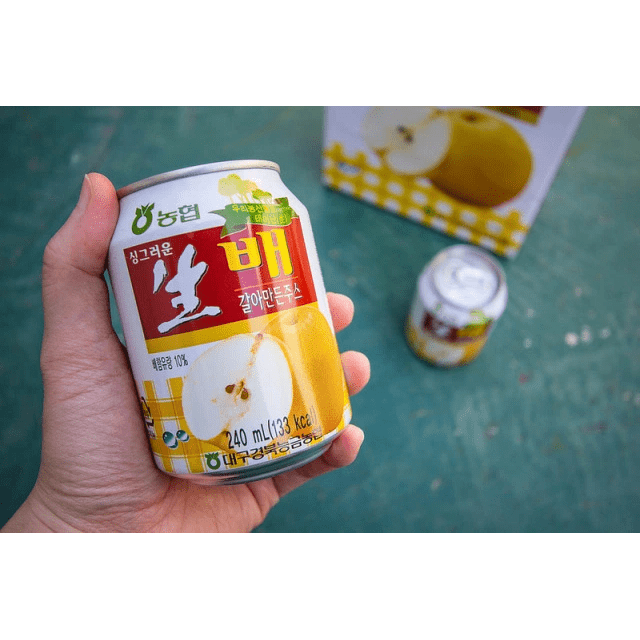 Crushed Pear Juice - Suco de Pera Com Pedacinhos da Fruta - Importado da Coreia