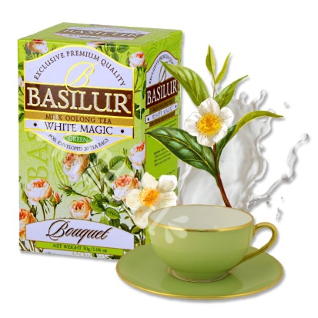 Chá Basilur - Bouquet White Magic - Importado Sri Lanka