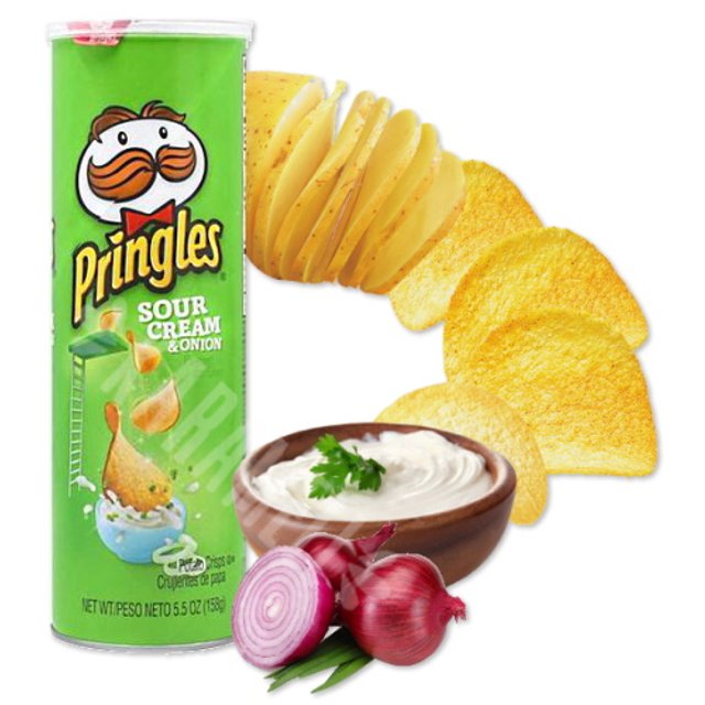 Batata Pringles Sour Cream & Onion - Importado EUA