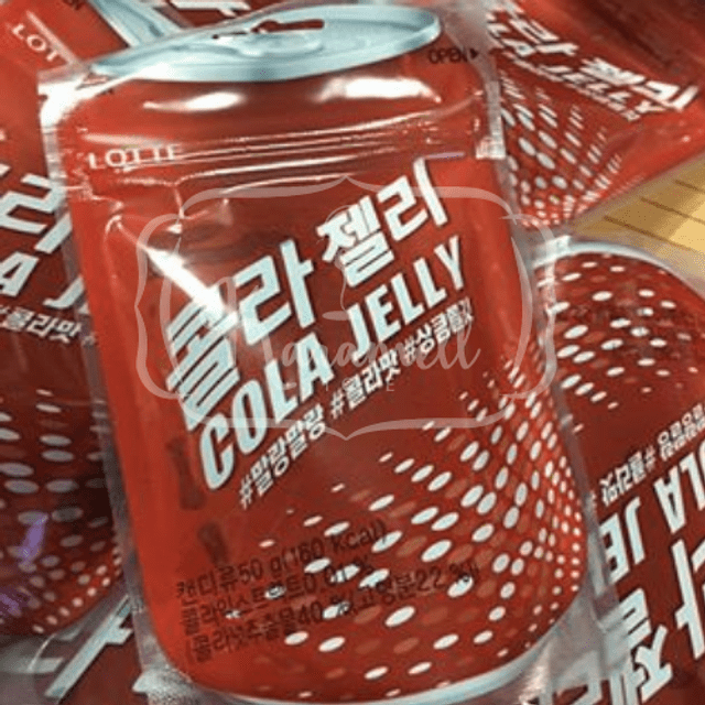 Lotte Cola Jelly - Balas Gummy Cola - Importado da Coreia