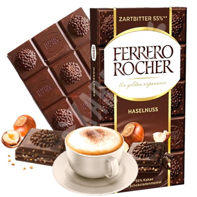 Chocolate Ferrero Rocher Dark Hazelnuss - Importado Alemanha