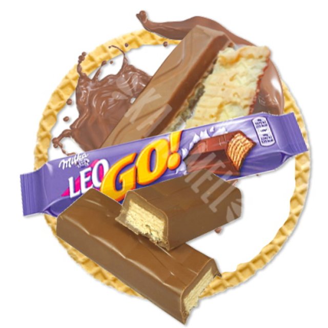Leo Go Milka - Wafer com Chocolate & Recheio Creme Cacau - França