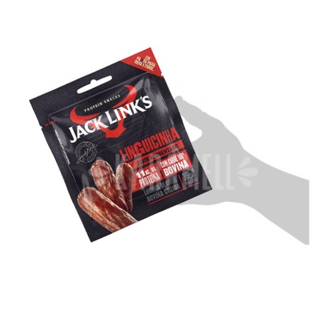 Linguicinha de Carne Bovina Jack Link's - Sabor Apimentado