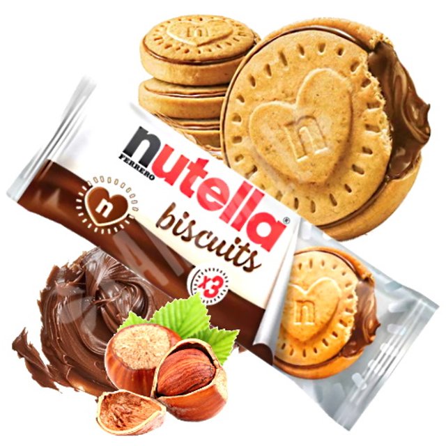 Biscoito com recheio de Nutella - Ferrero - Bélgica