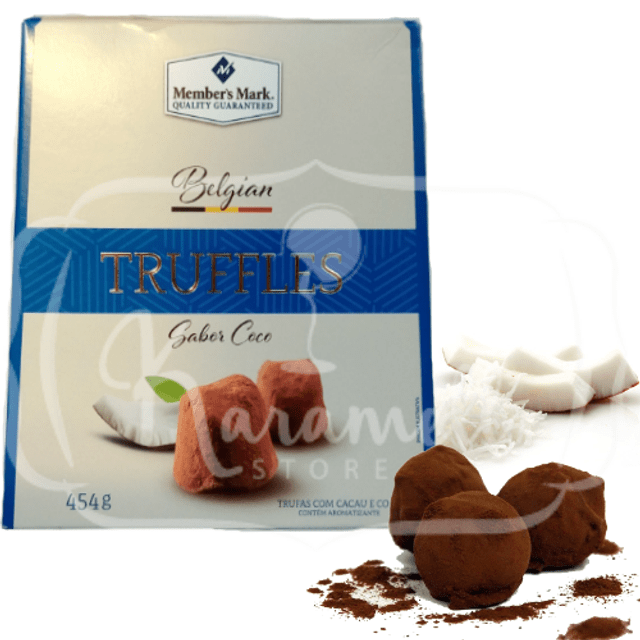 Truffles Belgian - Trufas Chocolate Com Coco - Importado da Bélgica