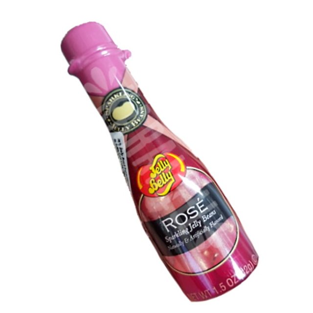 Garrafinha Champagne  Rose Bottle Sparkling -  Jelly Belly - Tailândia