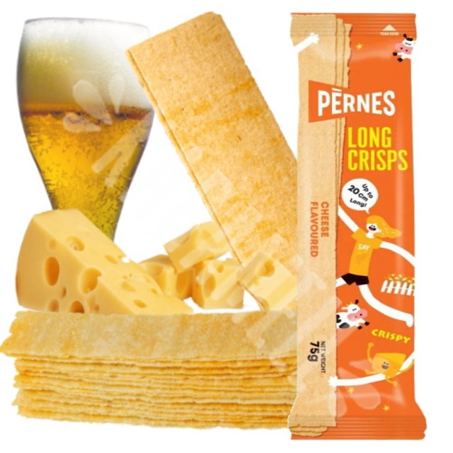Salgadinhos Long Crisps Cheese - Pernes - Letônia