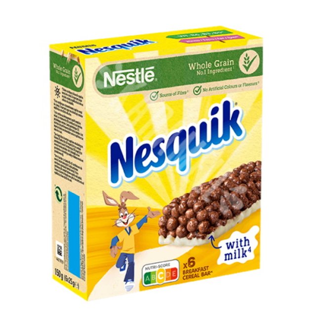 Barra Cereal Whole Grain Nesquik - Nestlé - Espanha