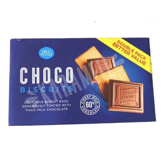 Biscoitos Cobertos Chocolate - Choco Biscuits Sweet Petites - Servia