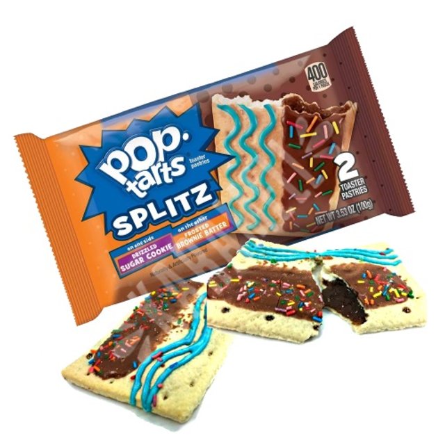 Biscoito Pop Tarts Splitz Cookie Brownie - ATACADO 12X - USA