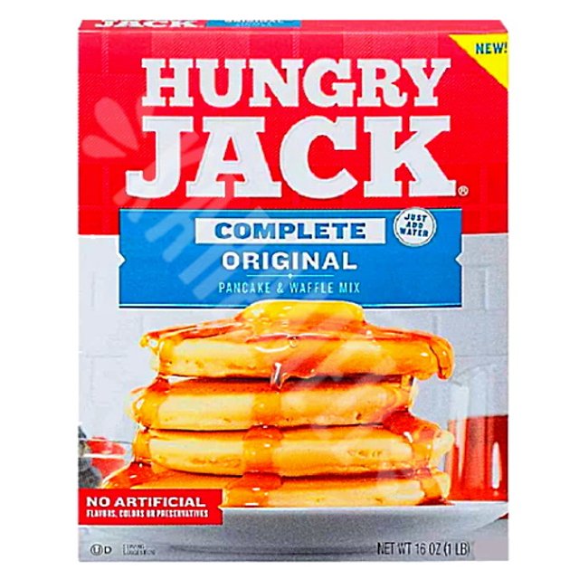 Massa Panqueca Waffle Mix Hungry Jack Complete Original - EUA