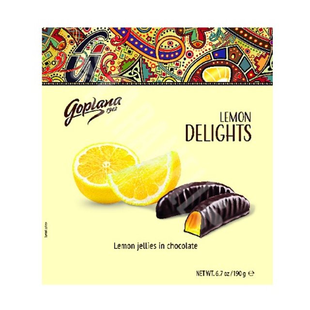 Chocolate Goplana Lemon Delights - Importado da Polônia