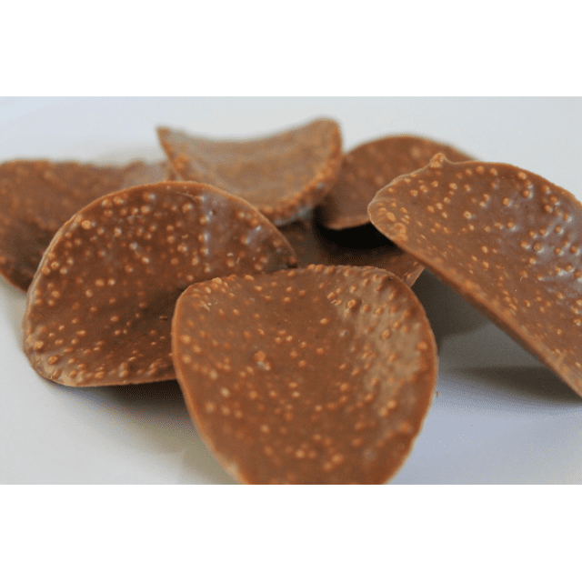 Batatas Chips de chocolate Belga ao leite e crocantes de avelãs - 36 Chocolas Crispy