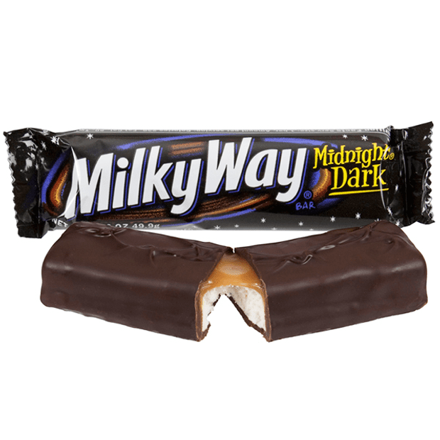 Chocolates EUA MilkyWay Midnight Amargo c/ Caramelo Karamell Store