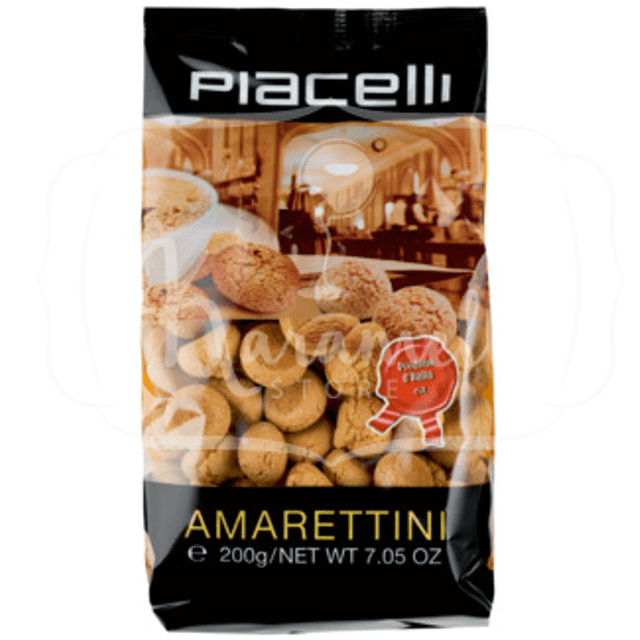 Biscoito de Amêndoas Amarettini Piacelli - Importado da Áustria