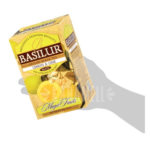 Chá Basilur - Ceylon Black Tea Lemon & Lime - Sri Lanka