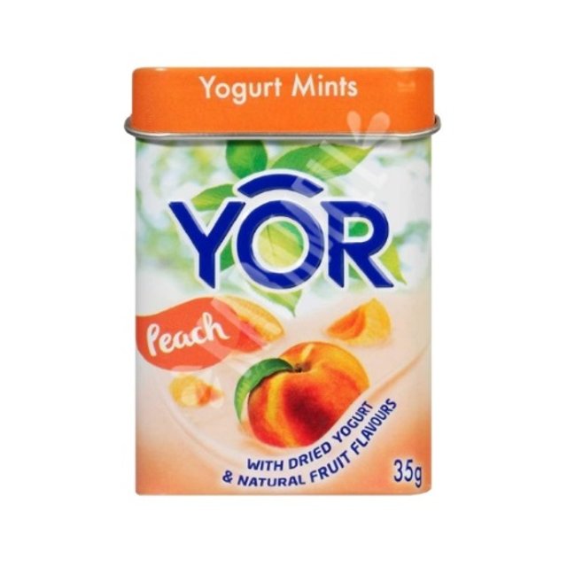 Balas YOR Yogurt Mints Peach - Importado