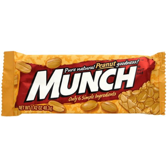 Munch Peanut Bar Barra de Amendoim Importado Karamell Store