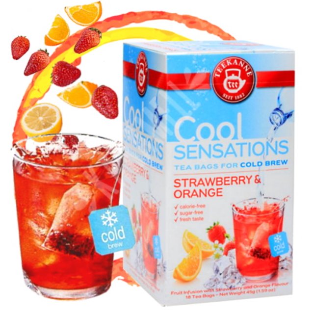 Chá Cool Sensation Strawberry & Orange Teekanne - Alemanha