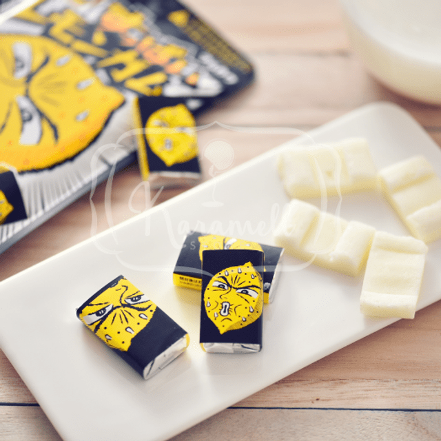 Marukawa Bubble Gum - Chicletes Limão Super Ácidos - Importado Japão
