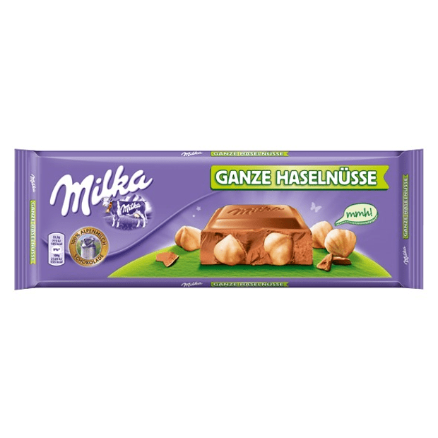 Milka Chocolate Ganze Haselnusse, 100g – Choco Town