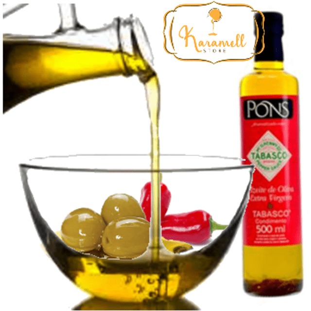 Pons Tabasco - Azeite de Oliva Extra Virgem & Pimenta - Premium