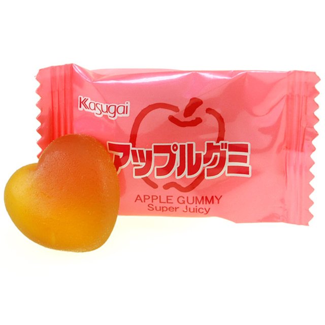 Doces Importados do Japão - Apple Gummy Candy Kasugai