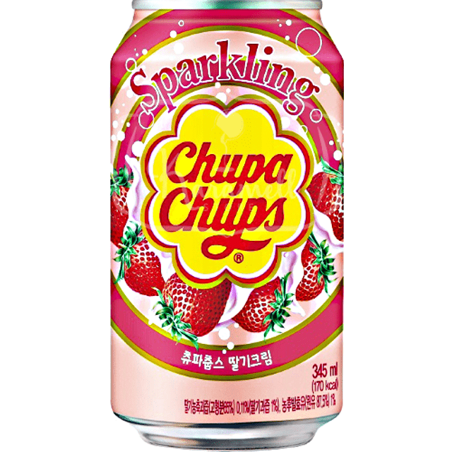 Refrigerante Chupa Chups Sabor Morango - Importado da Coréia