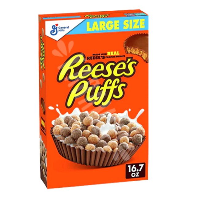Cereal Matinal Reese's Puffs Peanut Butter - General Mills - EUA
