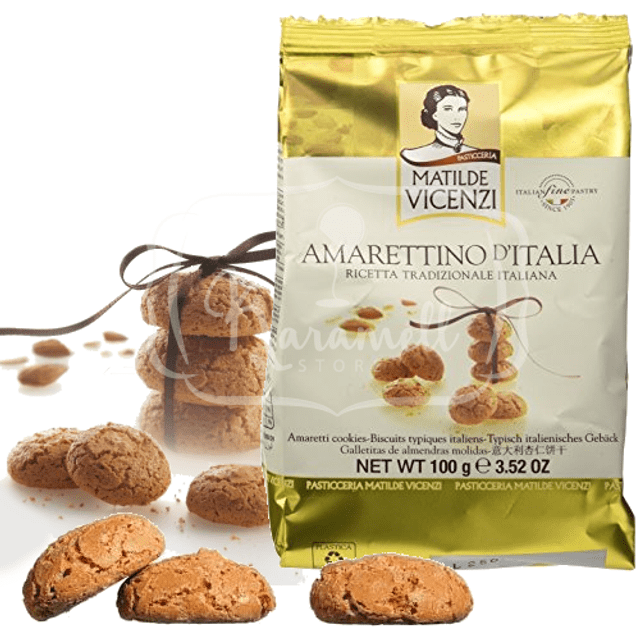 Matilde Vicenzi - Amarettino D'Italia - Biscoitos de Amêndoas - Importado da Itália