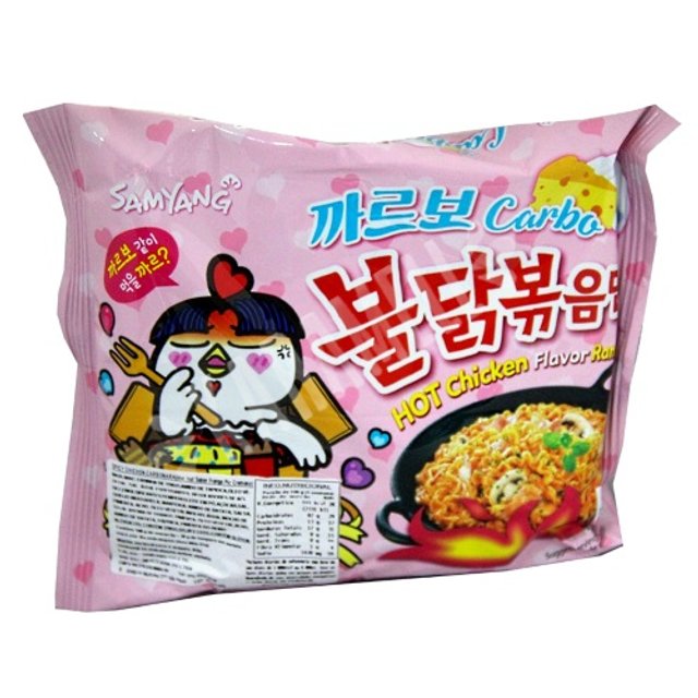 Lamen Spicy Chicken Carbonara - Samyang - Importado Coréia