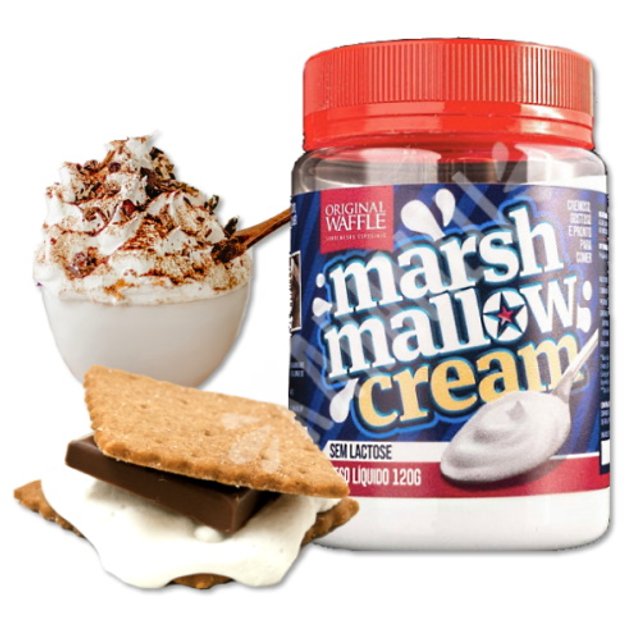 Marshmallow de Colher - Marshmallow Cream - Original Waffle