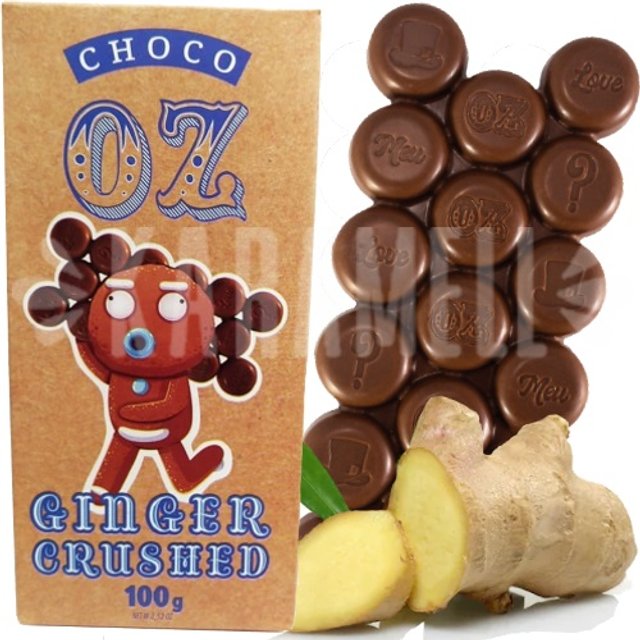 Chocolate ao leite Ginger Crushed - ATACADO 6X - Choco OZ